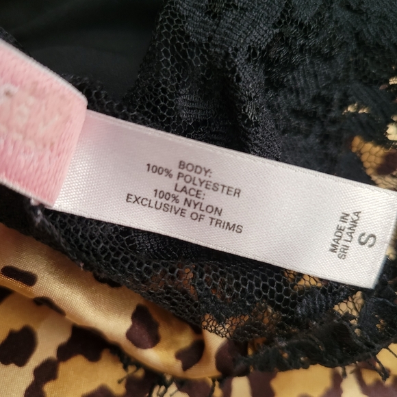 Victoria's Secret Very Sexy Leopard and Lace Babydoll Size Small - Picture 7 of 9